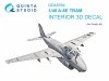 Quinta Studio QD48394 A-6E TRAM 3D-Printed & coloured Interior on decal paper (Kinetic) 1/48